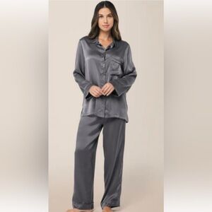 Papinelle, silk, luxurious and feminine, stylish and elegant  (Slate Grey )